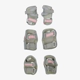 Meisjes skate set roze/grijs