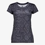 Osaga dames sport T-shirt met slangenprint grijs