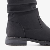 Dames enkellaarsjes zwart