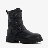 Dames biker boots met gespen