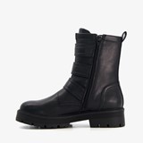 Dames biker boots met gespen