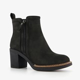 Blue Box dames enkellaarsjes met hak zwart