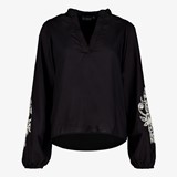 TwoDay dames blouse met borduursels zwart