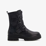 Dames biker boots met gespen