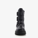 Dames biker boots met gespen