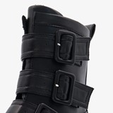 Dames biker boots met gespen