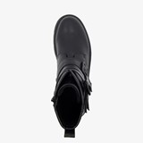 Dames biker boots met gespen