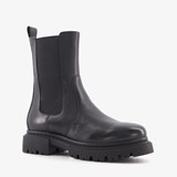 Harper leren dames Chelsea boots zwart