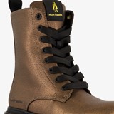 Dames veterboots brons