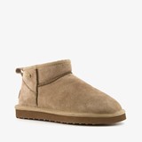 Hush Puppies gevoerde suede laarsjes lichtbruin