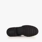 Dames metallic veterboots grijs