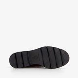 Dames lak veterboots bordeauxrood