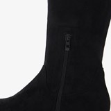 Hoge dames stretch boots zwart