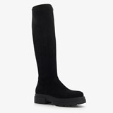 Blue Box hoge dames stretch boots zwart