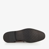 Leren heren veterschoenen cognac