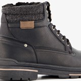 Heren veterboots zwart