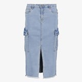 TwoDay dames lange cargo spijkerrok