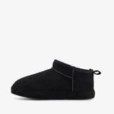 Gevoerde dames pantoffels zwart