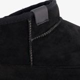 Gevoerde dames pantoffels zwart