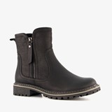 Blue Box gevoerde dames enkellaarzen zwart