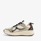 Dames dad sneakers beige goud