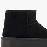 Gevoerde enkellaarsjes met platformzool