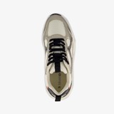 Dames dad sneakers beige goud