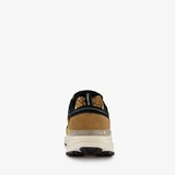 Leren dames dad sneakers bruin