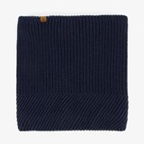 Gebreide jongens colsjaal blauw