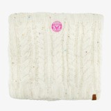 Gebreide meisjes colsjaal wit