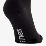 2 paar fitnesssokken zwart blauw