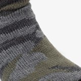 1 paar heren huissokken met antislip camouflage