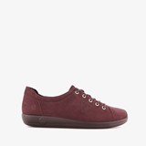 ECCO Soft 2.0 Classic leren dames sneakers rood