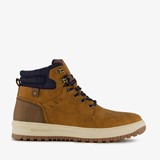 Heren veterboots cognac bruin