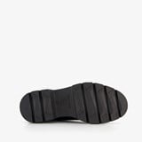 Dames lak veterboots zwart