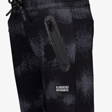 Jongens joggingbroek met print zwart