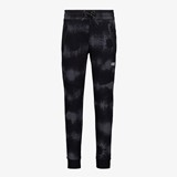 Jongens joggingbroek met print zwart