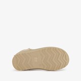 Gevoerde meisjes enkellaarsjes beige