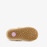 Leren meisjes babyschoenen beige