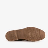 Leren heren veterschoenen cognac