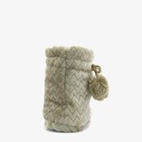 Hoge dames sloffen beige