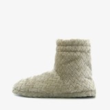 Hoge dames sloffen beige