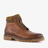 Van Beers leren heren veterboots bruin