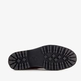 Leren heren veterboots cognac