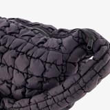 Dames schoudertas gewatteerd zwart