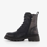Dames veterboots zwart