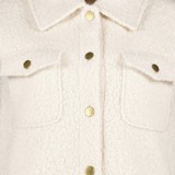 Dames teddy gilet beige