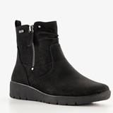 Dames enkellaarsjes zwart