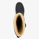 Gevoerde heren regenlaarzen zwart