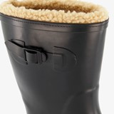 Gevoerde heren regenlaarzen zwart